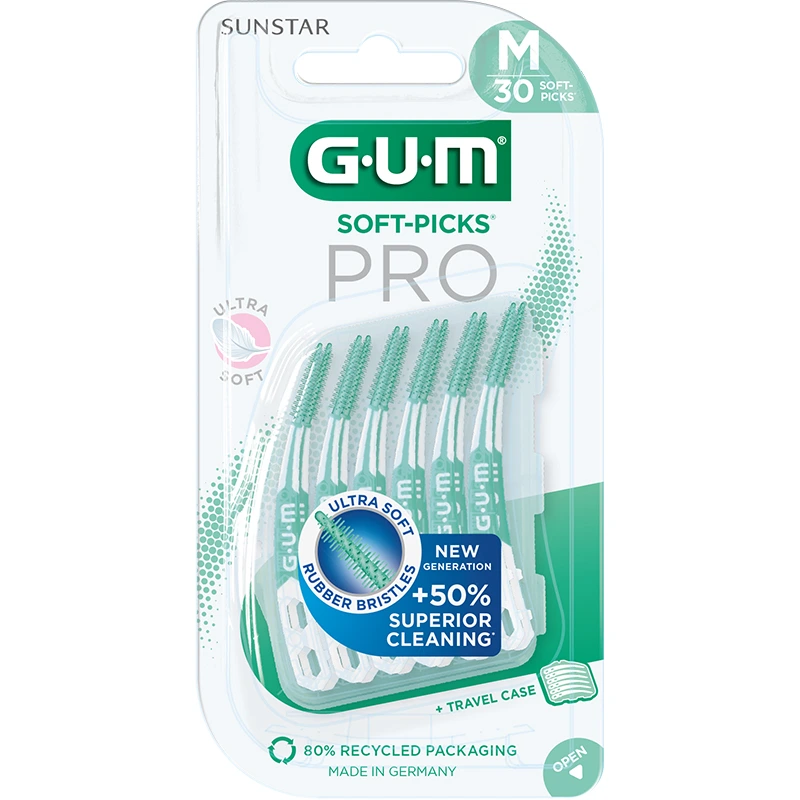 GUM Soft-Picks PRO Medium 30 st - Mellanrumsborstar