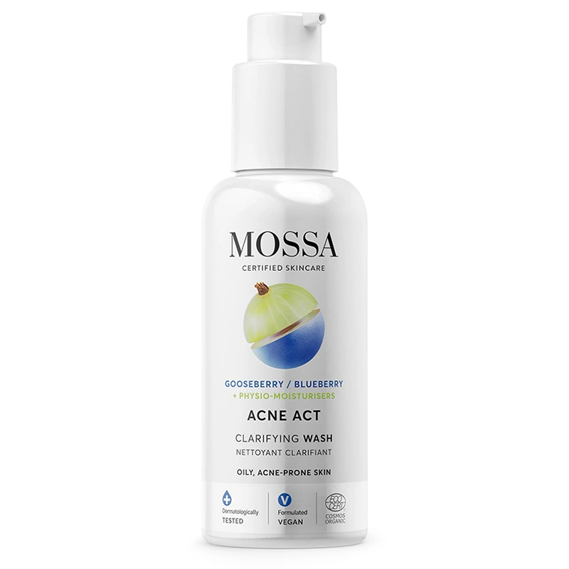 Mossa Acne Act Claryfing Wash 140 ml - Ansiktsrengöring