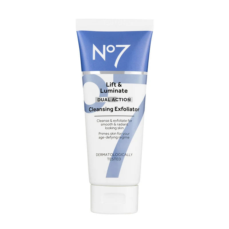 No7 Lift & Luminate Dual Action Cleansing Exfoliator 100 ml - Ansiktsrengöring