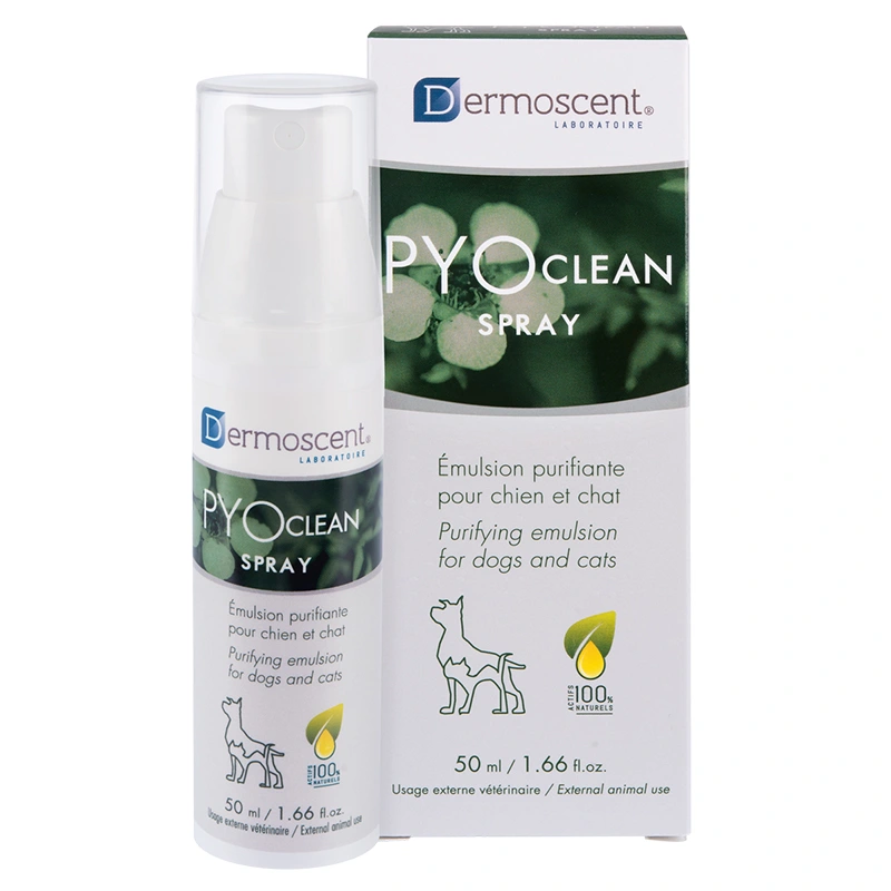 Dermoscent PYOclean Spray 75 ml - Hudvård för hund