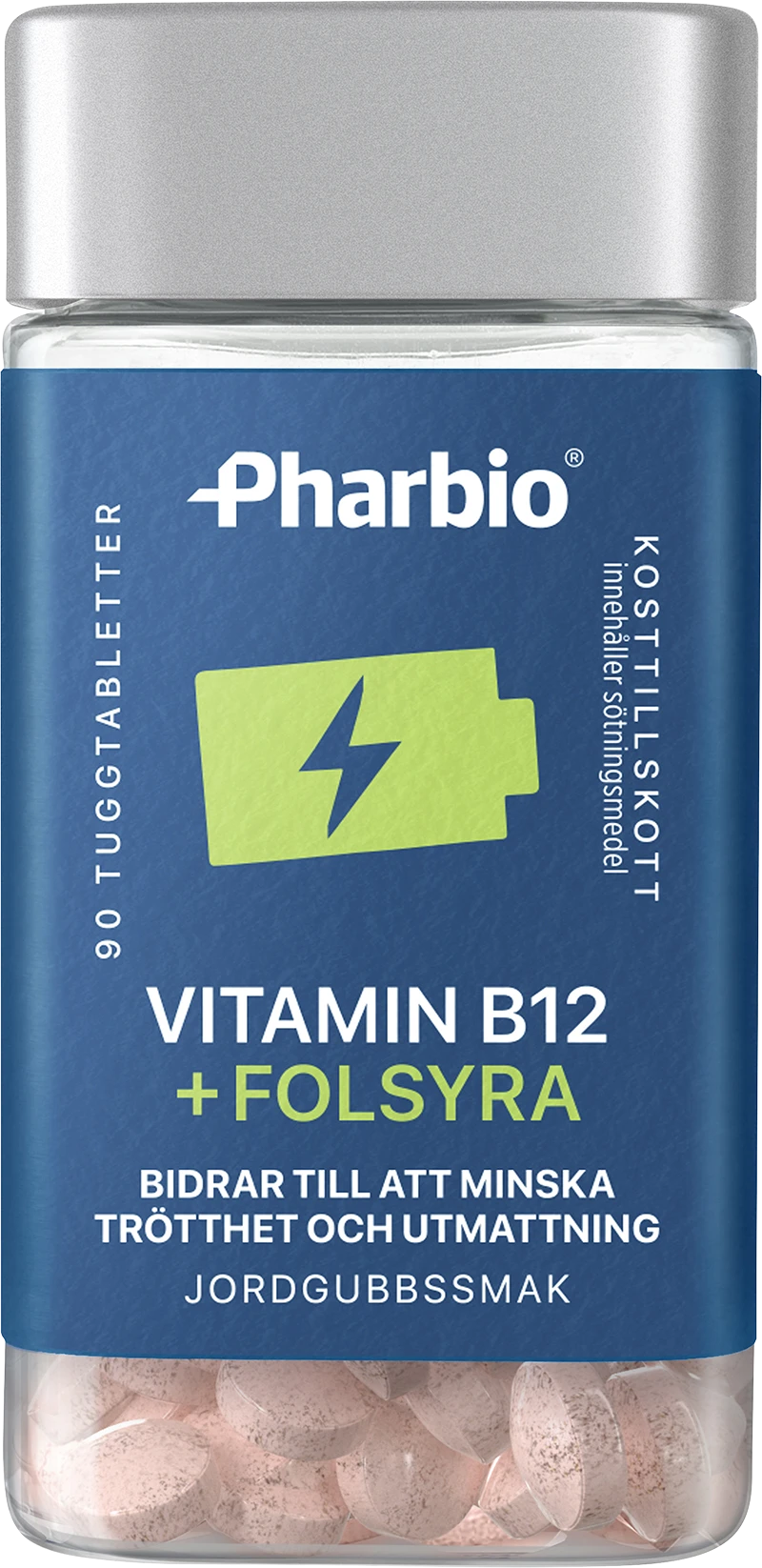 Pharbio B12 + Folsyra 90 st - Vitamin B12