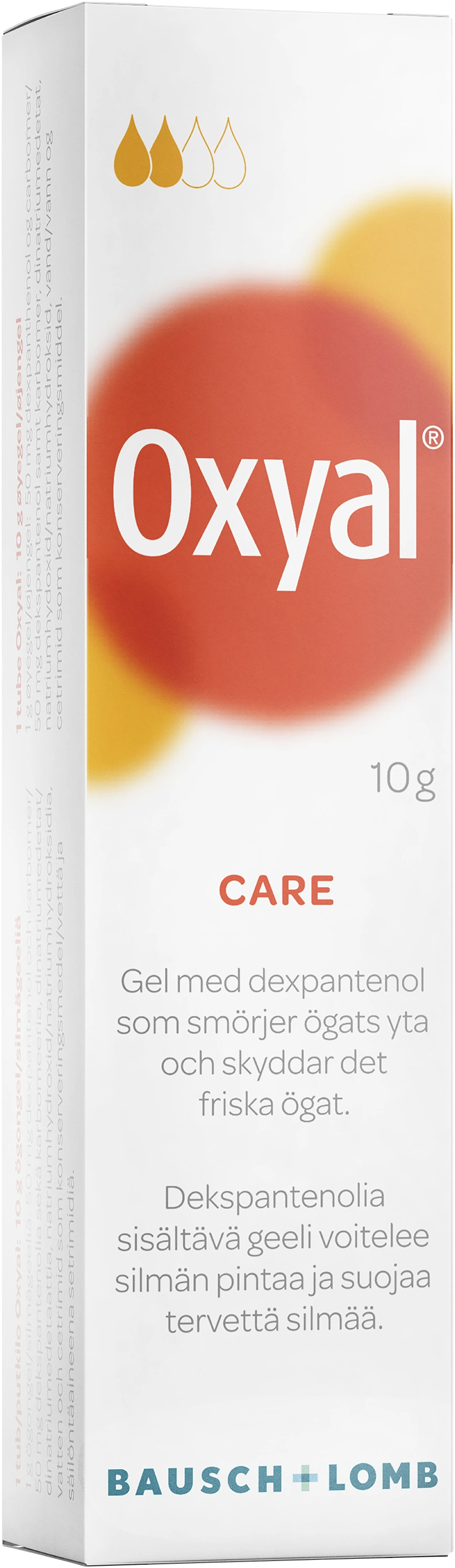Oxyal Care Gel 10 g - Ögondroppar för torra ögon