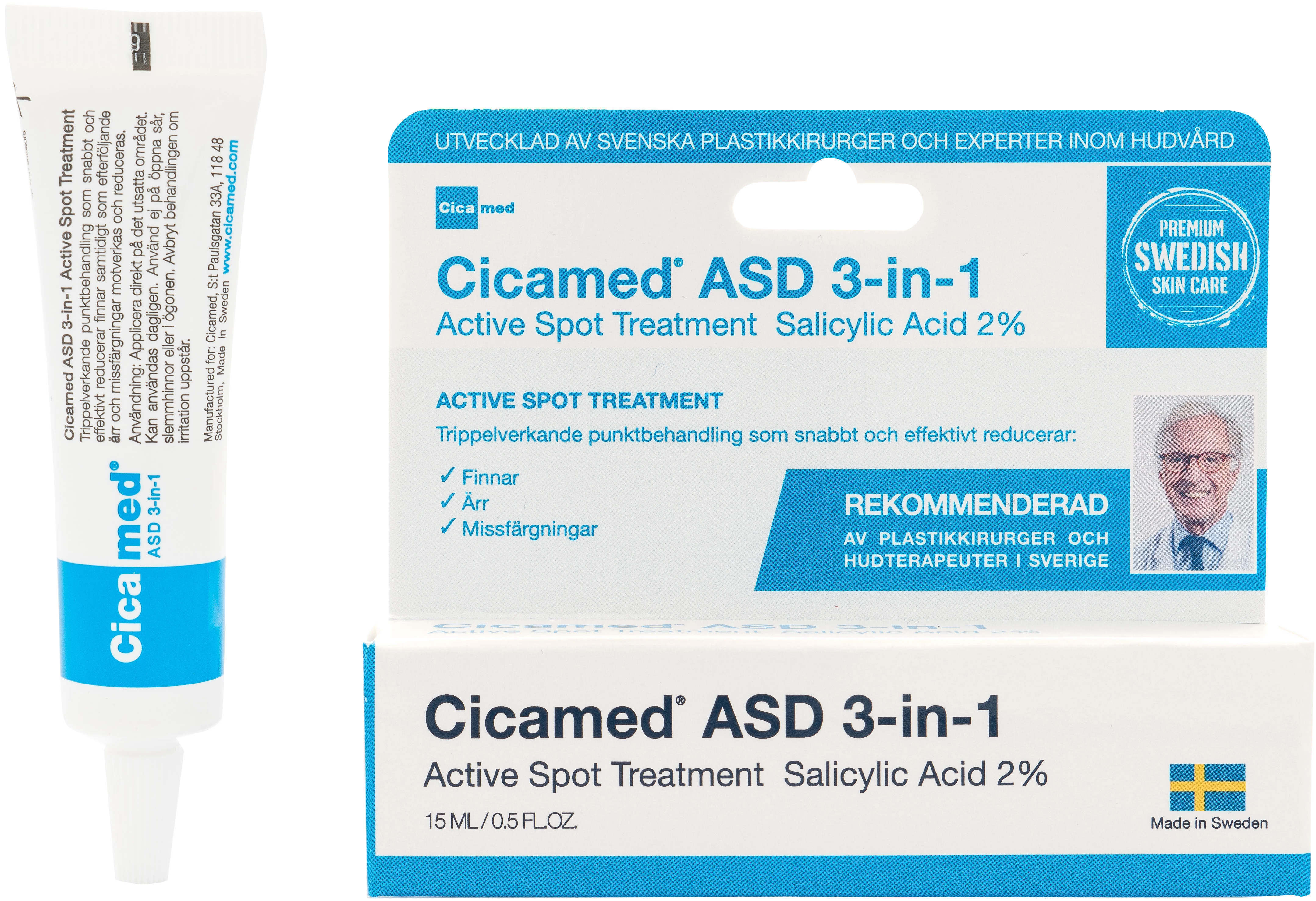Cicamed Medical Science ASD 3-In-1 Active Spot Treatment 15 ml - Punktbehandling