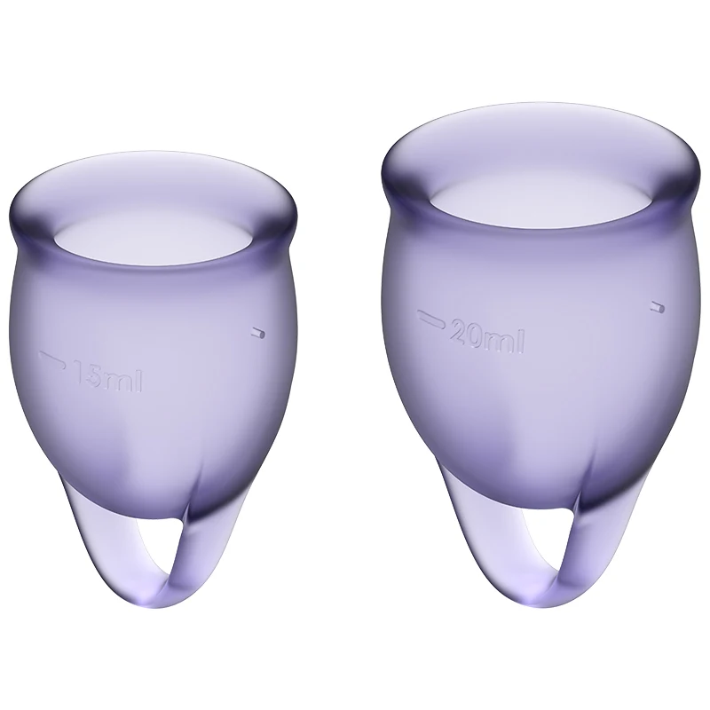 Satisfyer Feel Confident Menstrual Cup Lila - Menskopp