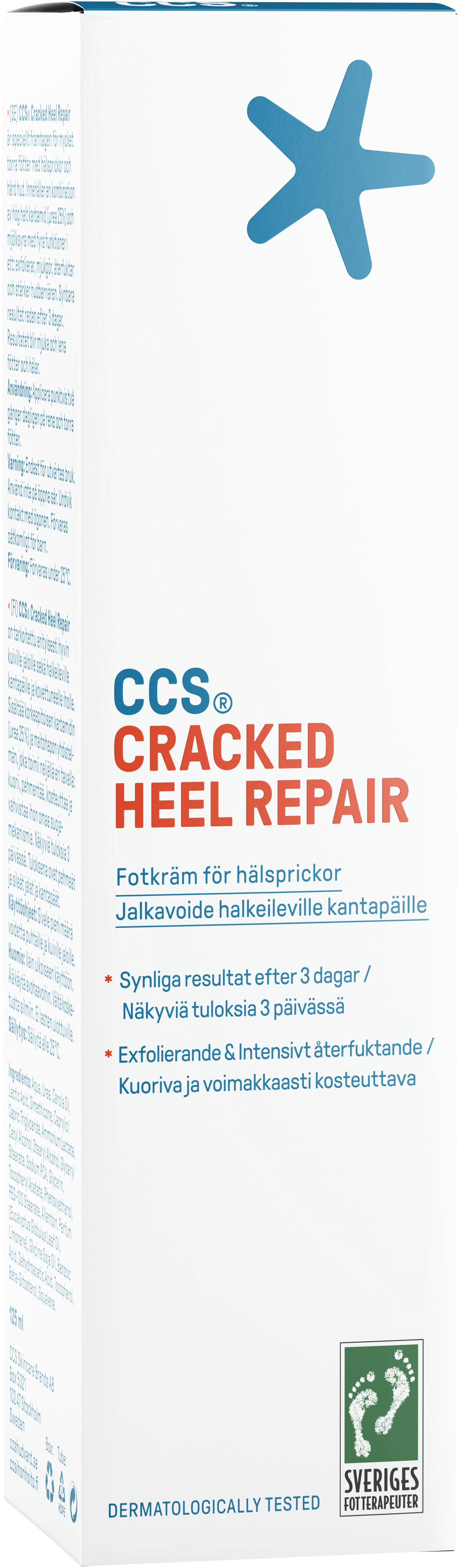 CCS Cracked heel repair 125ml - Fotkräm & fotsalva