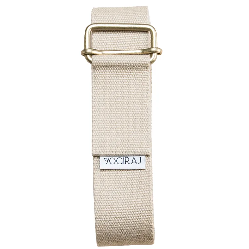 Yogiraj Yoga Belt Standard Beach Beige - Yoga & mindfulness