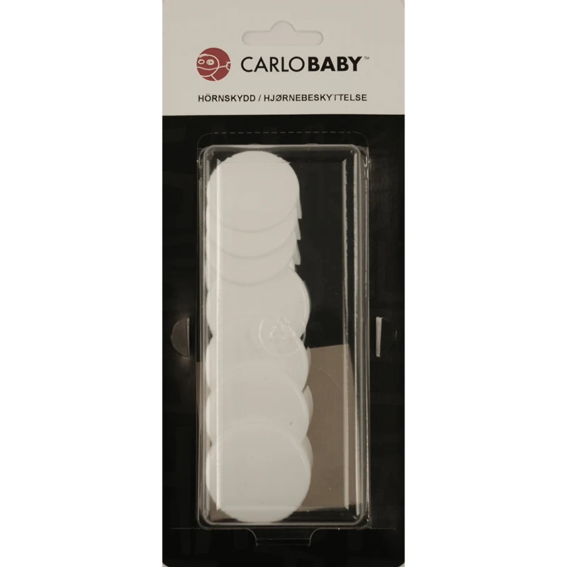 Carlobaby Hörnskydd vit 4 st - Barnsäkra hemmet
