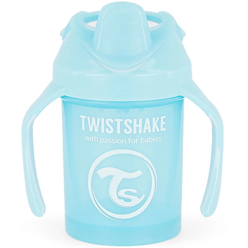 Twistshake Mini Cup 4+ mån 230 ml Pastellblå - Pipmuggar & dricksflaskor