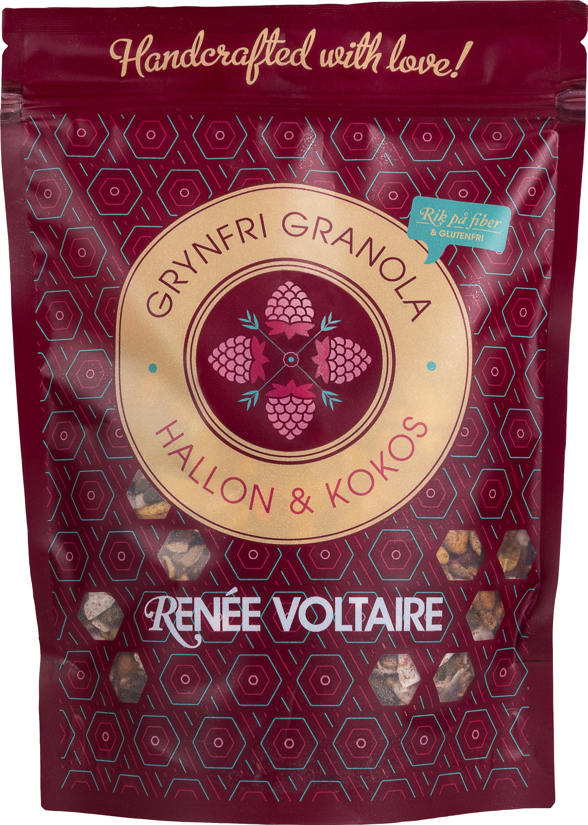 Renée Voltaire Grynfri Granola Hallon & Kokos 375 g - Granola