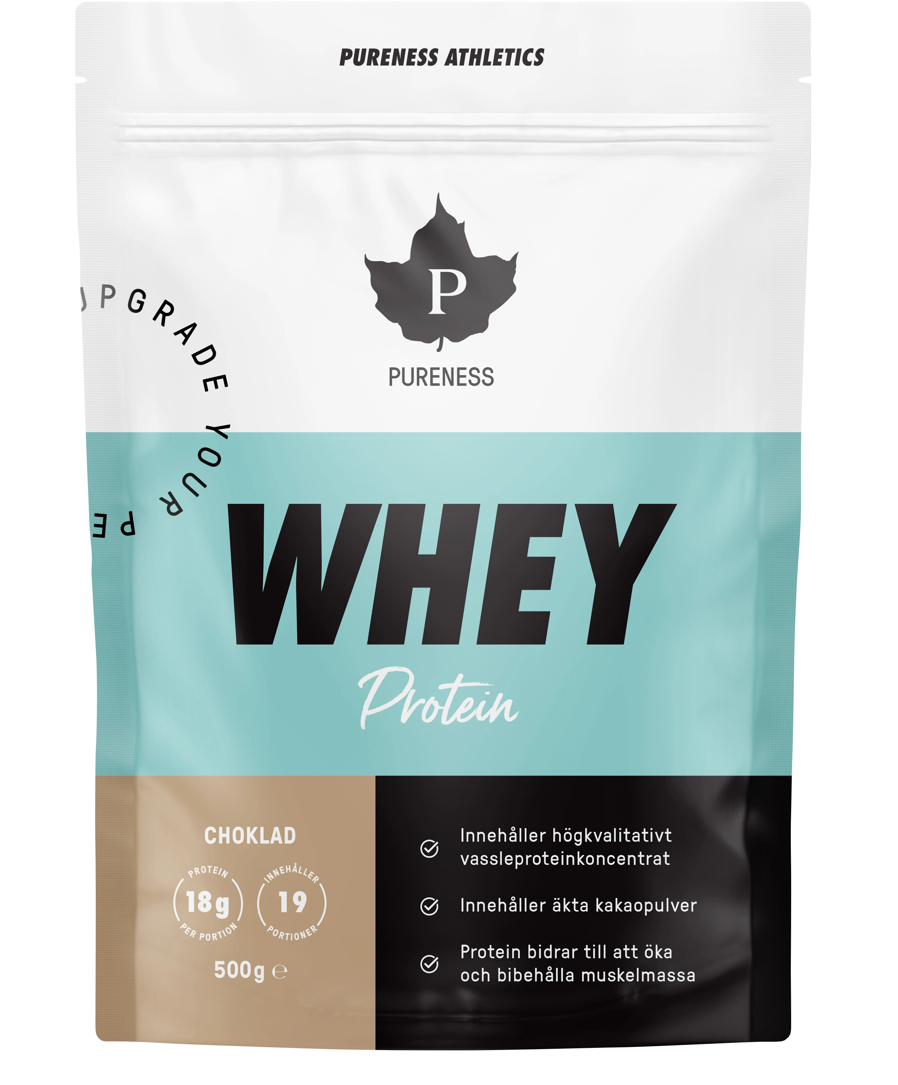 Pureness Athletics Whey Protein Choklad 500 g - Vassleprotein