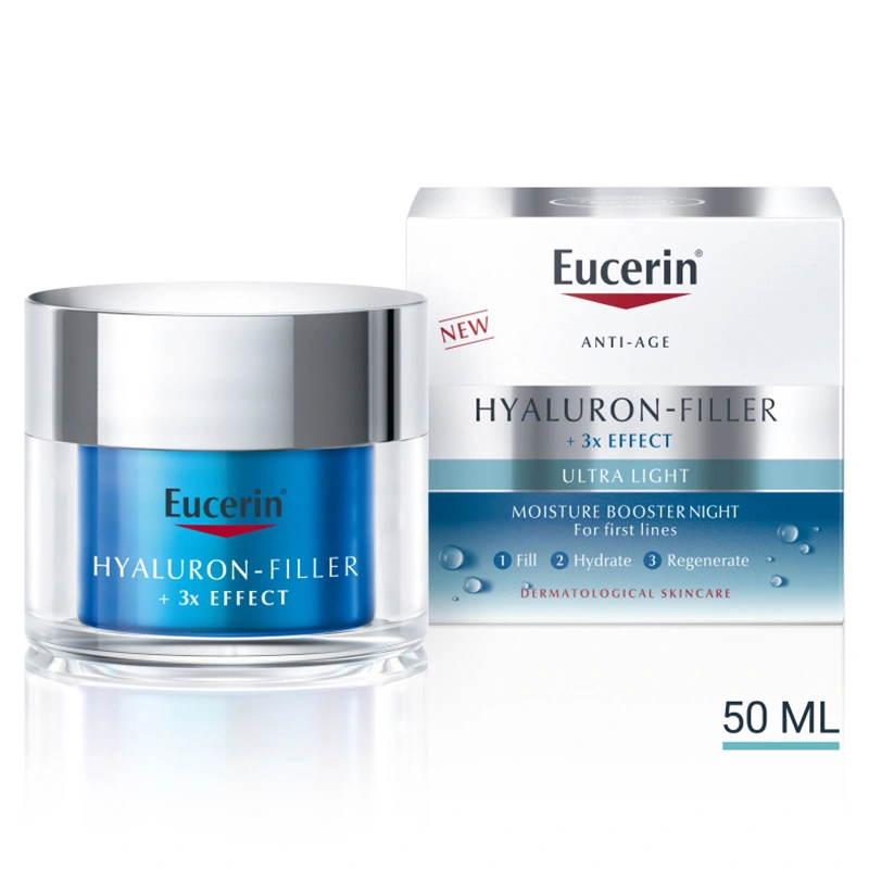 Eucerin Hyaluron-Filler Moisture Booster Night 50 ml - Ansiktskräm - nattkräm