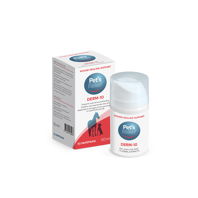 Pet's Relief Derm-10 Sårläkningskräm 50 ml - Sårvård för hund