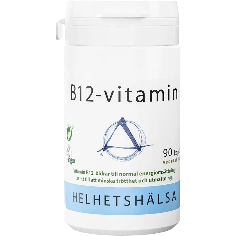 Helhetshälsa B12 500 μg 90 kapslar - B-vitamin