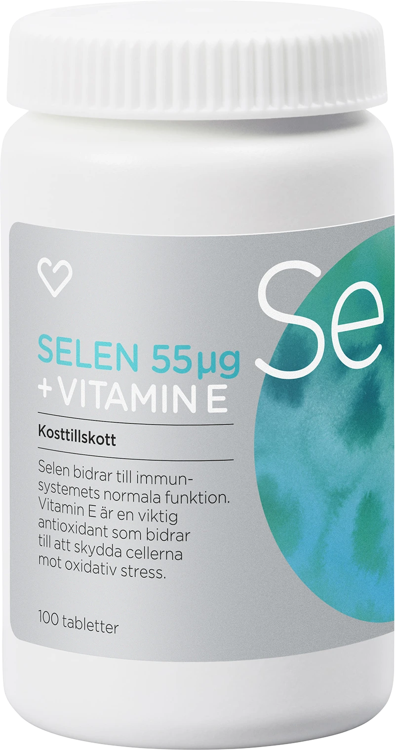Hjärtats Selen + Vitamin E Tablett 100 st - Selen