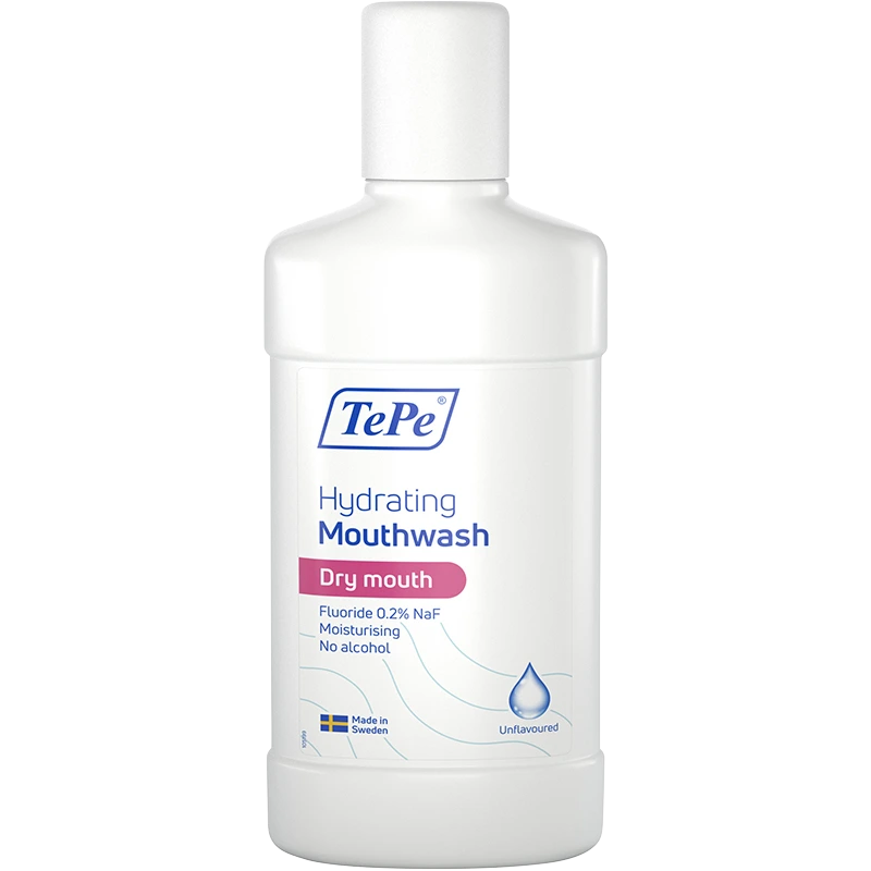 TePe Hydrating Mouth Wash Dry Mouth Unflavoured 500 ml - Muntorrhet