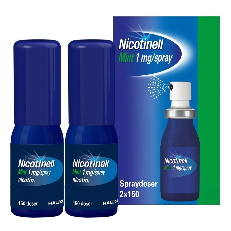 Nicotinell Mint Munhålespray, 2x150sprayningar - Nikotinspray