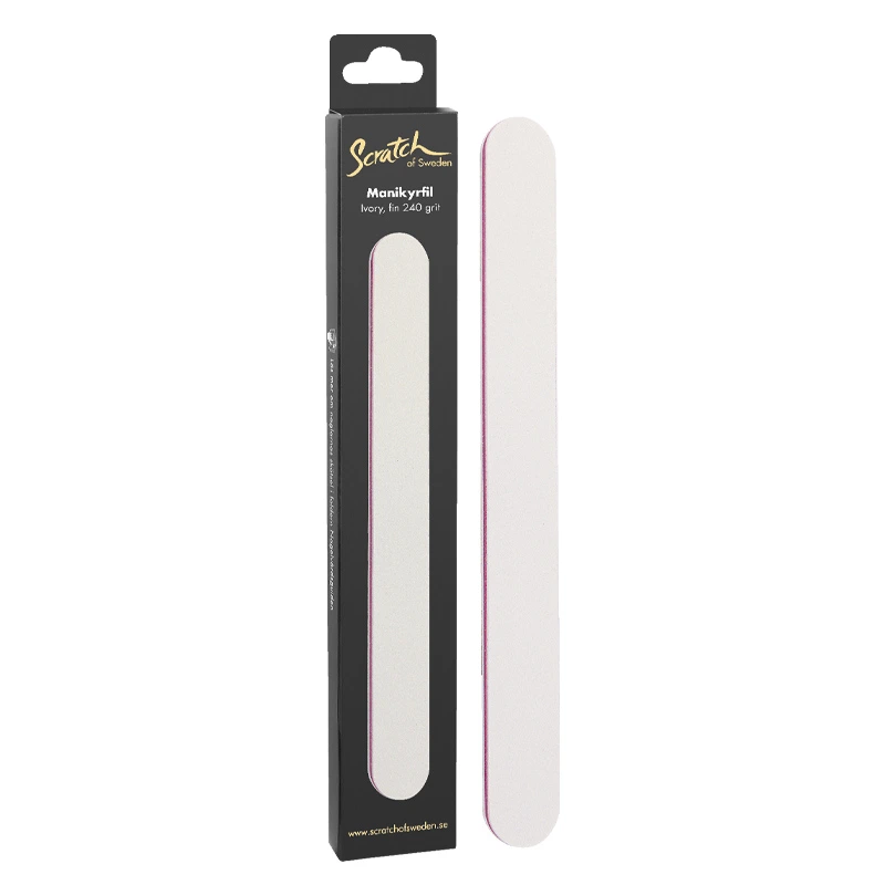 Scratch Manicure File Ivory 240 Grit - Nagelfil