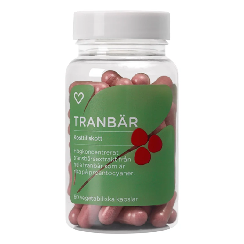 Hjärtats Tranbär Kapsel 60 st - Tranbär