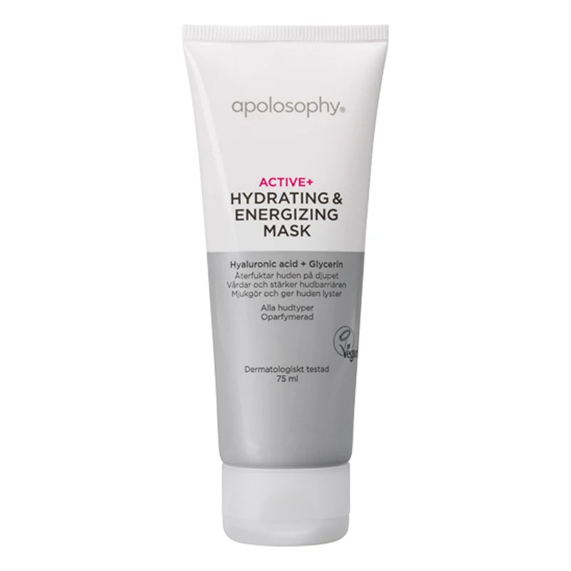 Apolosophy Active+ Hydrating & Energizing mask 75 ml - Ansiktsmask