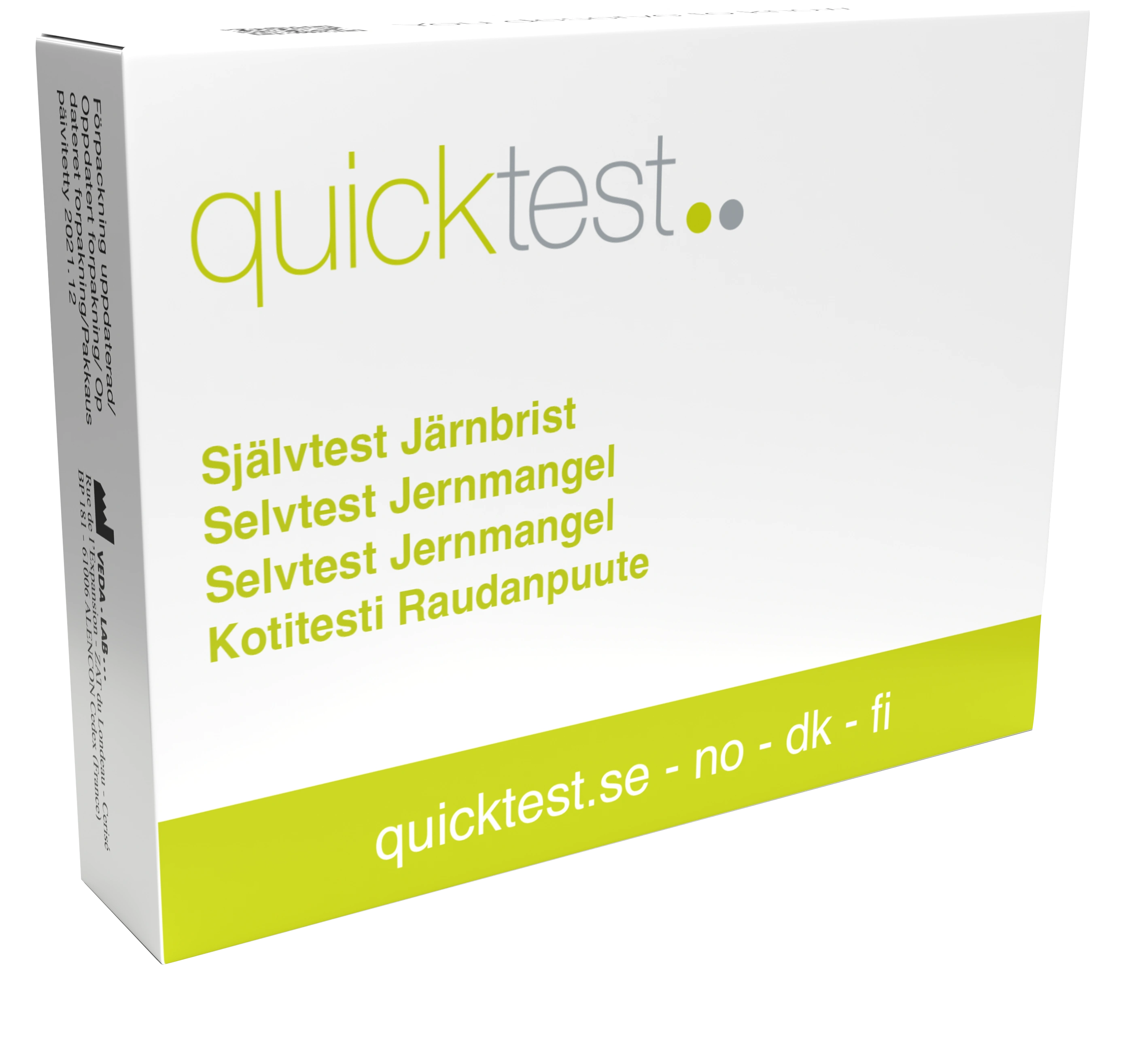 Quicktest Järnbristtest - Järn