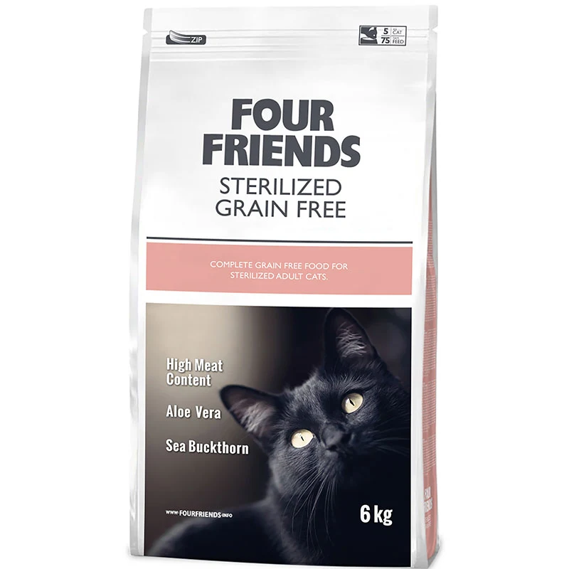 FourFriends Cat Grain Free Sterilized 6 kg - Kattfoder & fodertillskott