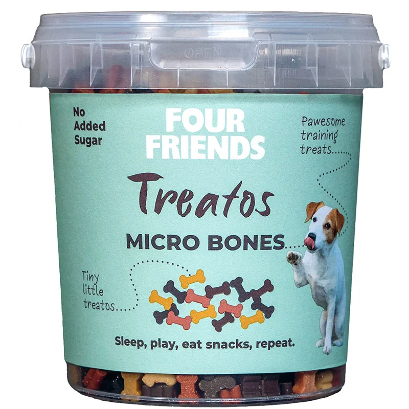 FourFriends Dog Treatos Micro Bones 500 g - Hundgodis