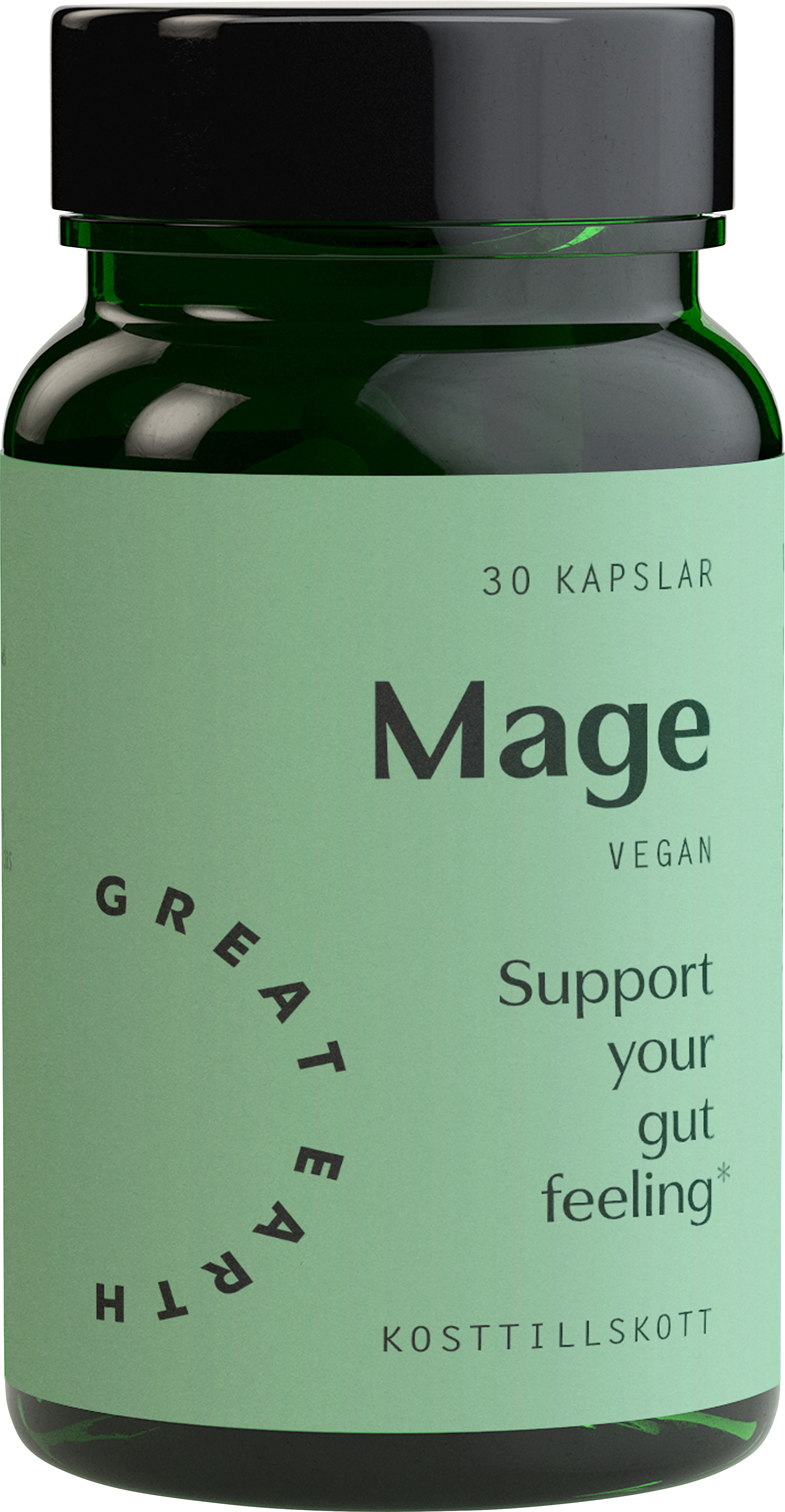 Great Earth Mage 30 kapslar - Kosttillskott för mage