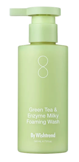 By Wishtrend Green Tea & Enzyme Milky Foaming Wash 140 ml - Ansiktsrengöring