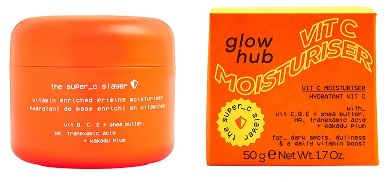 Glow Hub The Super C Slayer Vitamin Enriched Priming Moisturiser 50g - Veganskt smink