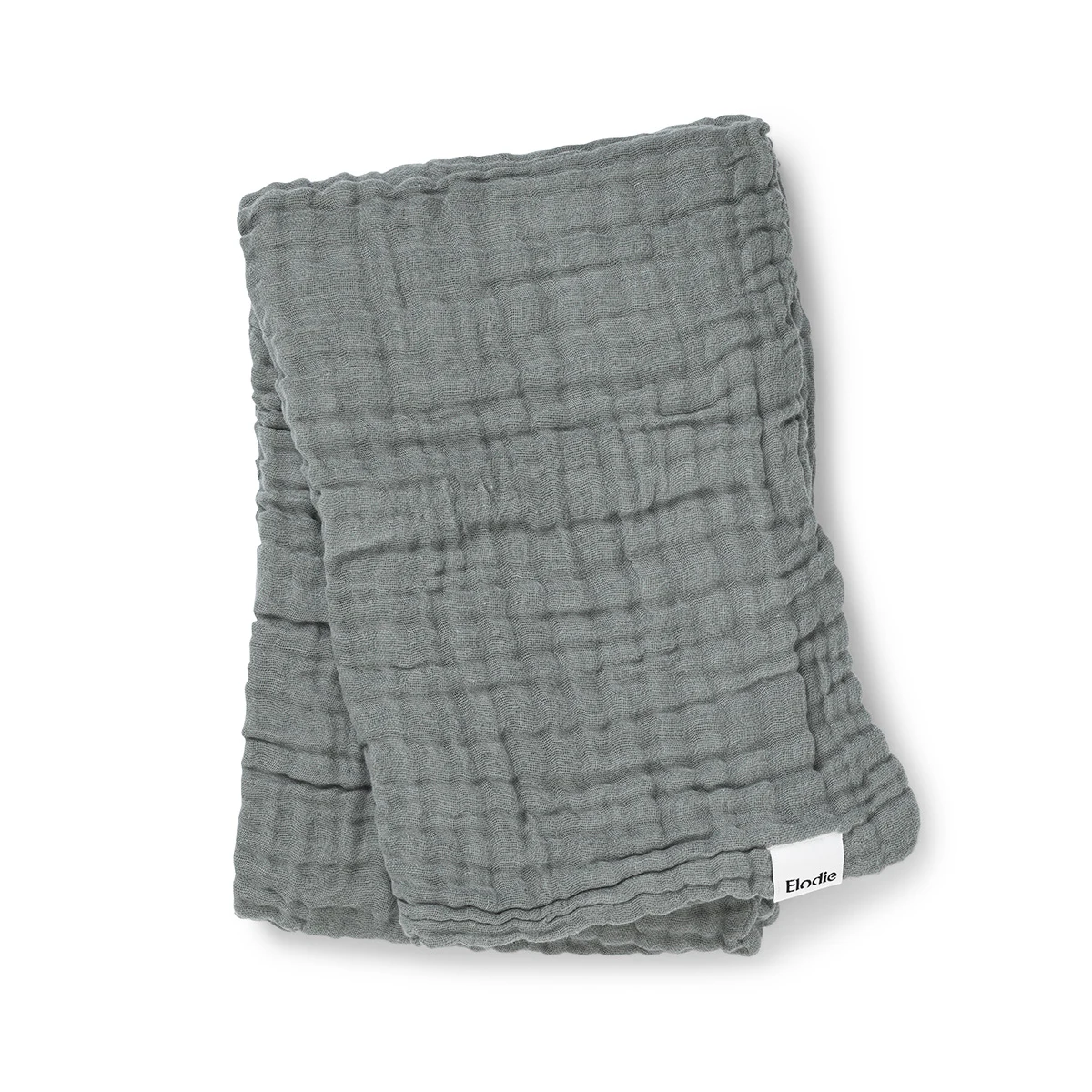 Elodie Crinkled Blanket Deco Turquoise 0-3 år - Babyfiltar
