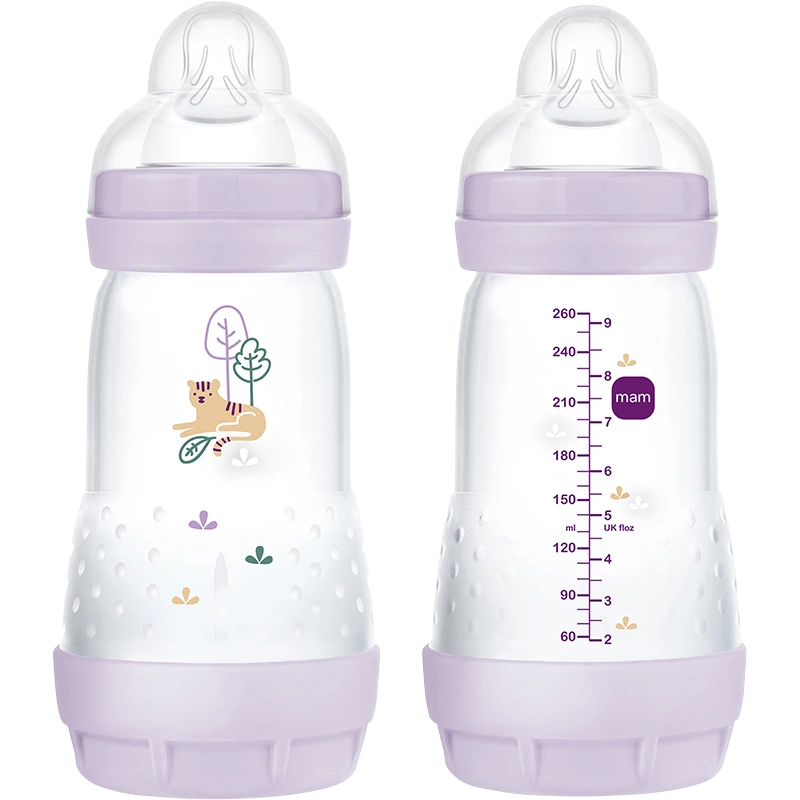 MAM Easy Start Anti-Colic Nappflaska Rosa 2-pack 260ml - Nappflaska nyfödd