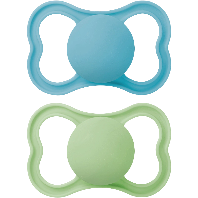 MAM Air Napp Silicone 6-16 mån 2-pack Blå - Nappar