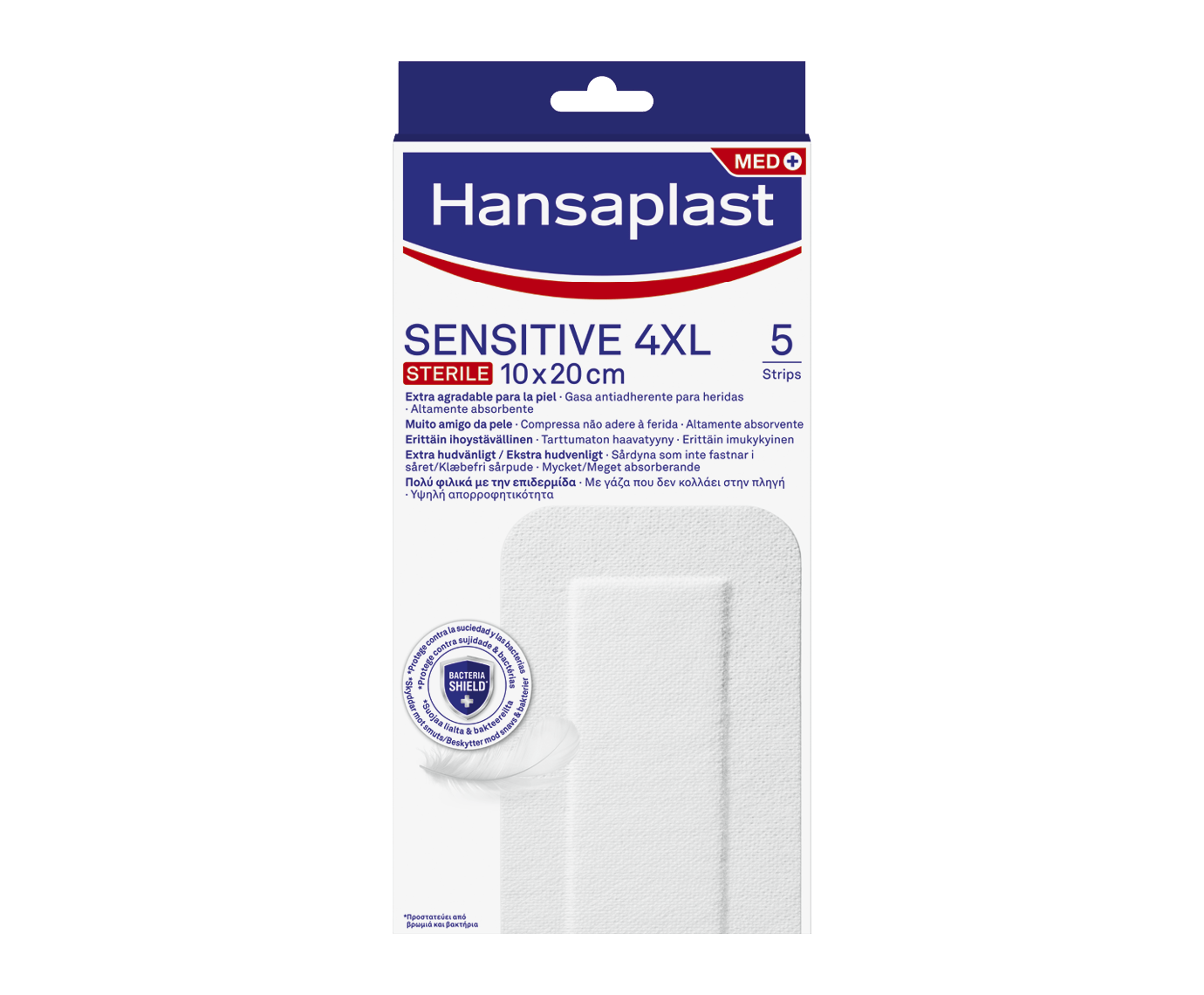 Hansaplast Sensitive 4XL 5 st - Plåster