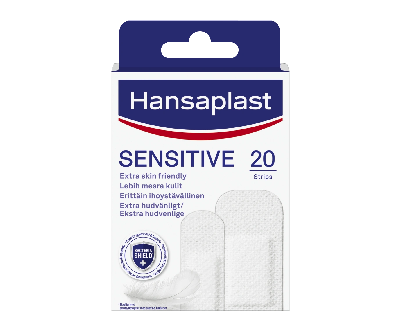 Hansaplast Sensitive Plåster 20 strips - Plåster