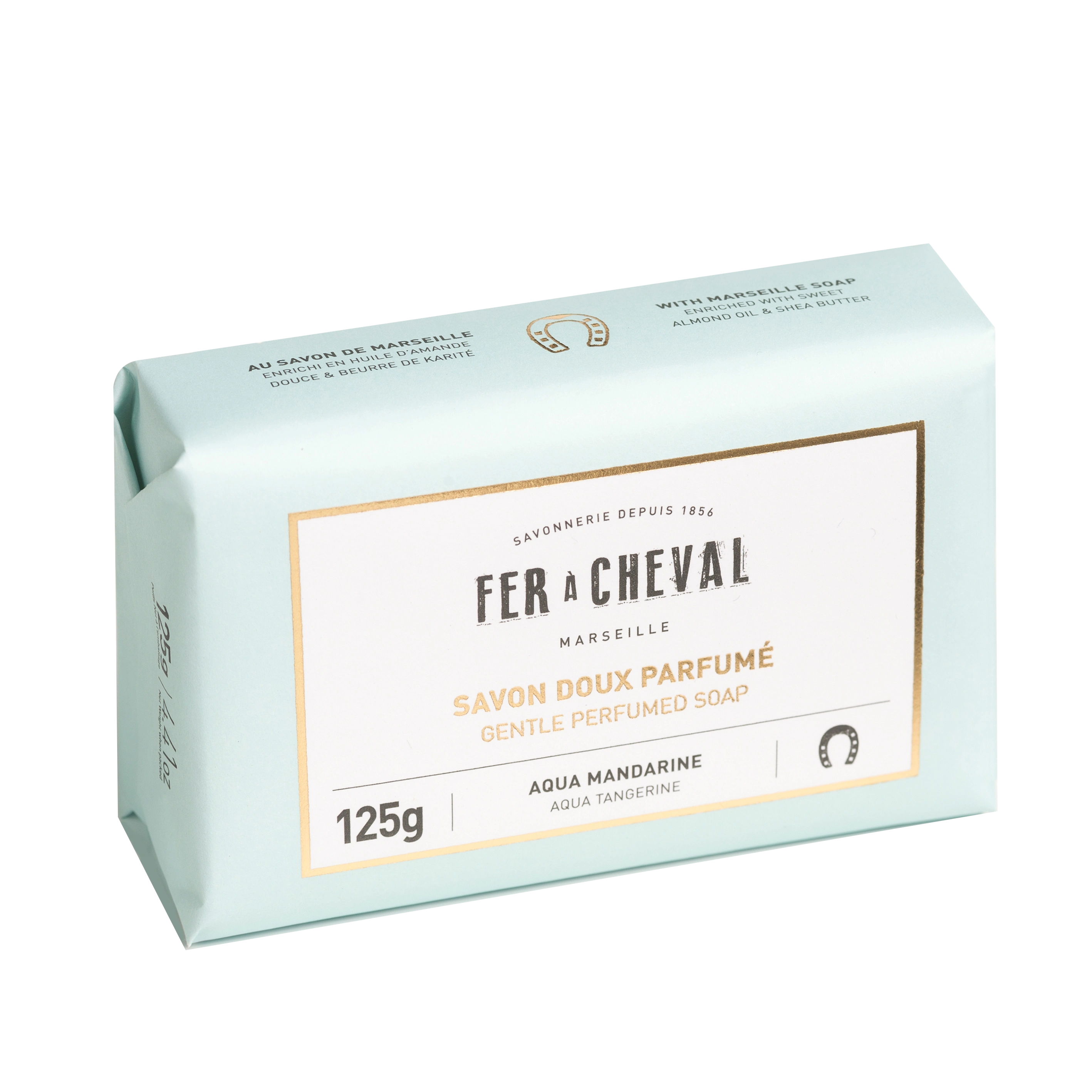 Fer à Cheval Fast Tvål Aqua Tangerine 125 g - Handtvål