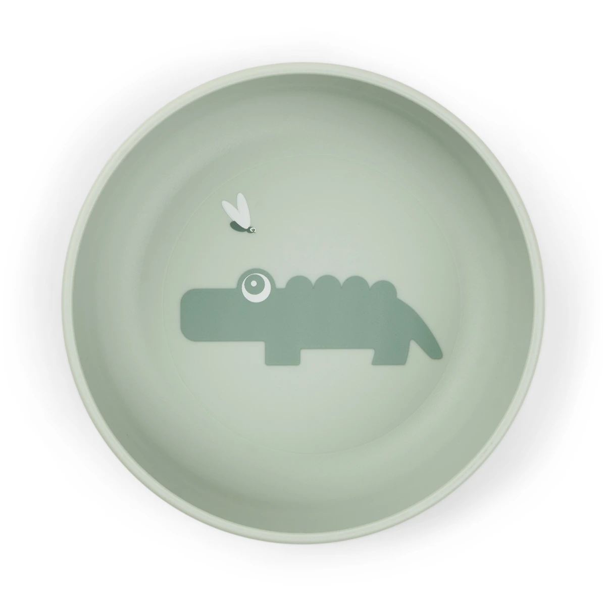 Done by Deer Foodie Bowl Croco Green - Barntallrik & barnbestick