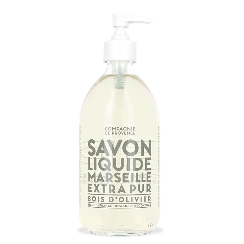 Compagnie de Provence Liquid Marseille Soap Olive Wood 495 ml - Handtvål