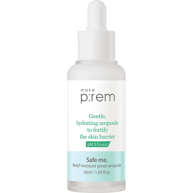 Make P:rem Safe me Relief moisture green ampoule 50 ml - Ampuller
