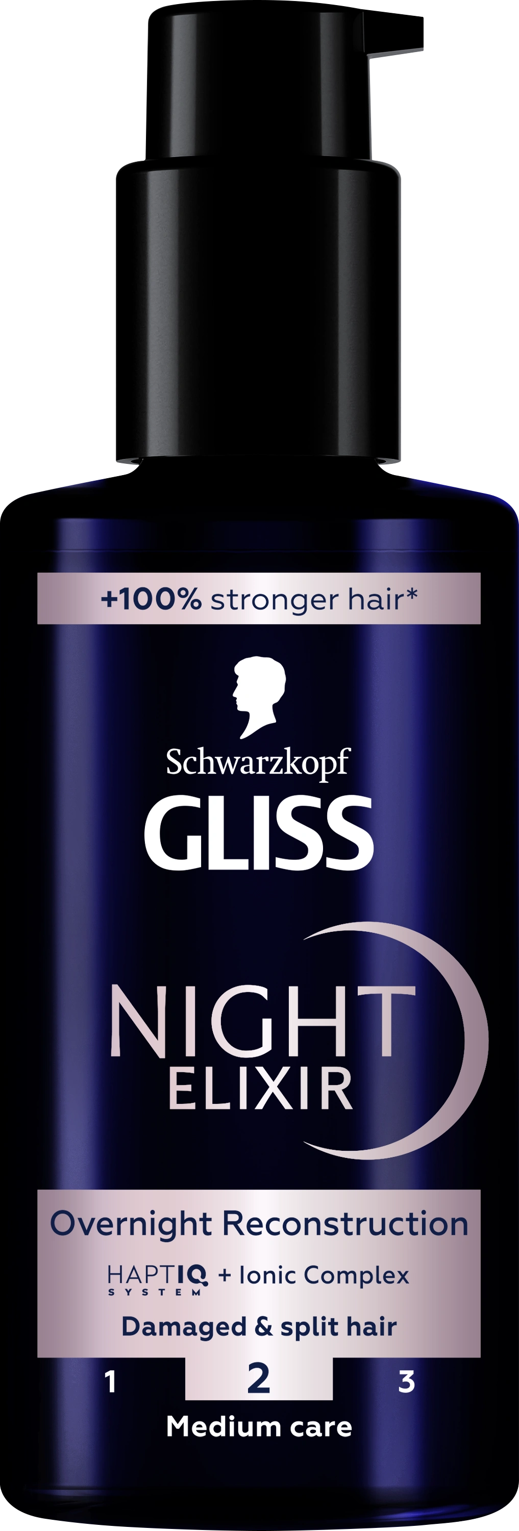 Schwarzkopf Gliss Night Elixir Overnight Reconstruction 100 ml - Hårserum