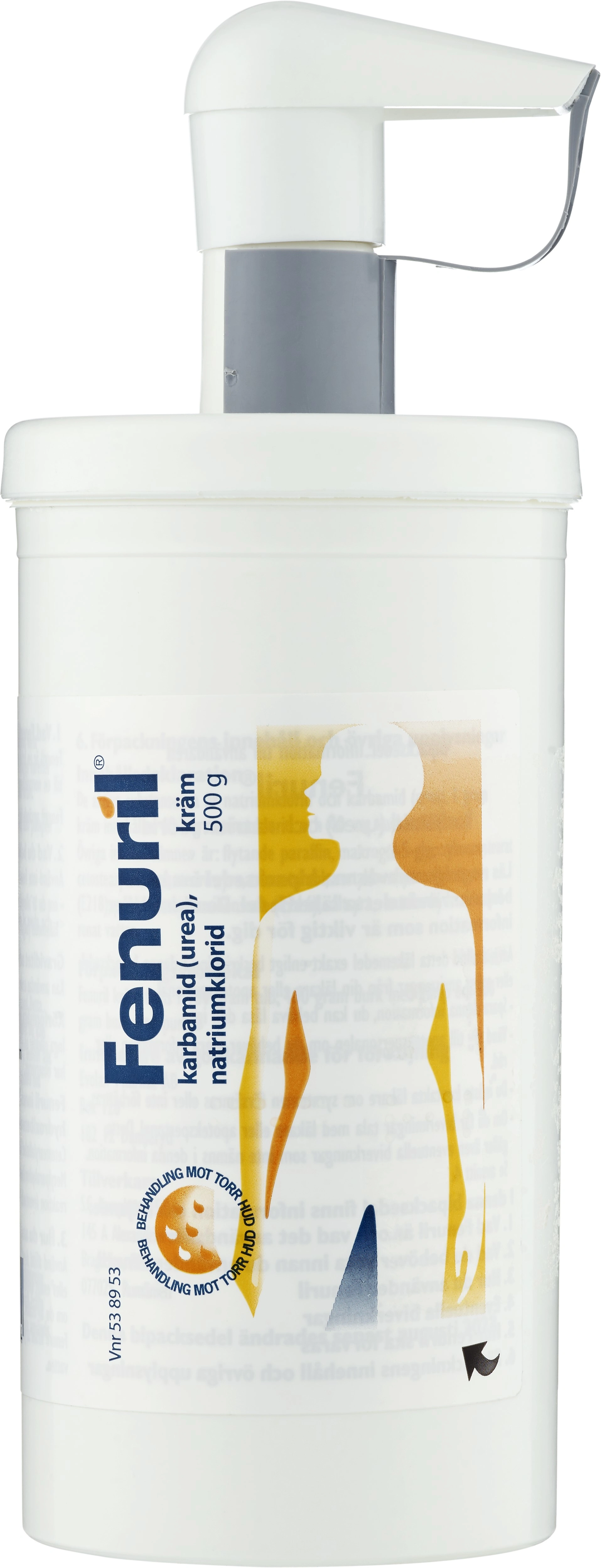 Fenuril Kräm Burk med pump, 500g - Torr hud