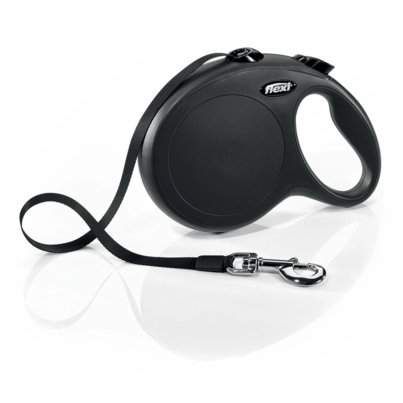 Flexi New Classic L Tape leash 8 m Black - Hundkoppel