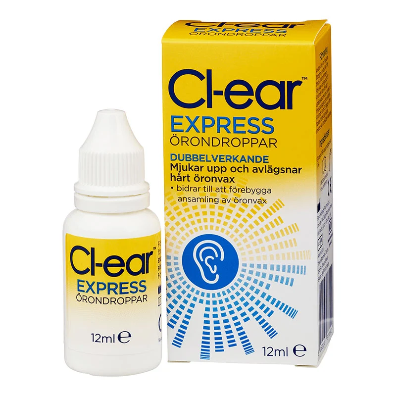 Cl-ear Örondroppar Express 12 ml - Vaxpropp