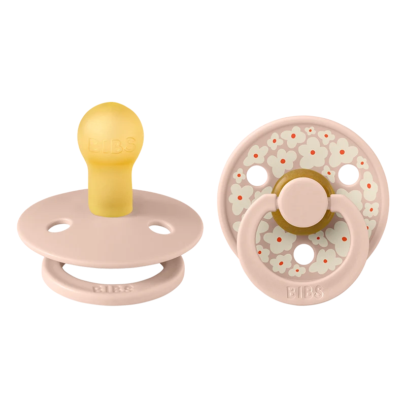 BIBS Pacifier Studio Colour Jasmine Latex Size 1 Blush Mix 2-pack - Nappar