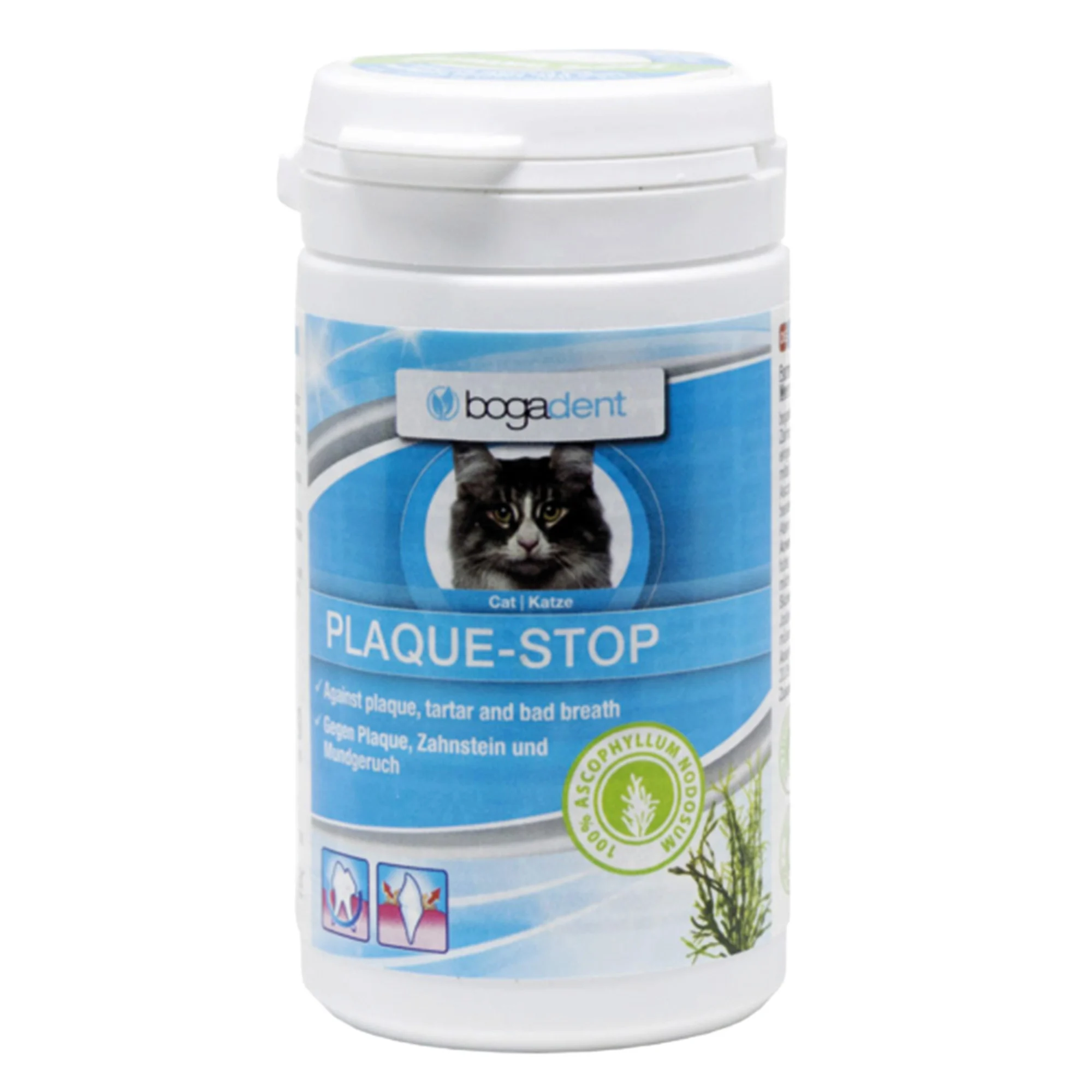 Bogadent Plaque-Stop (100% A.nodosum) Katt 70 g - Tandsten hos katt