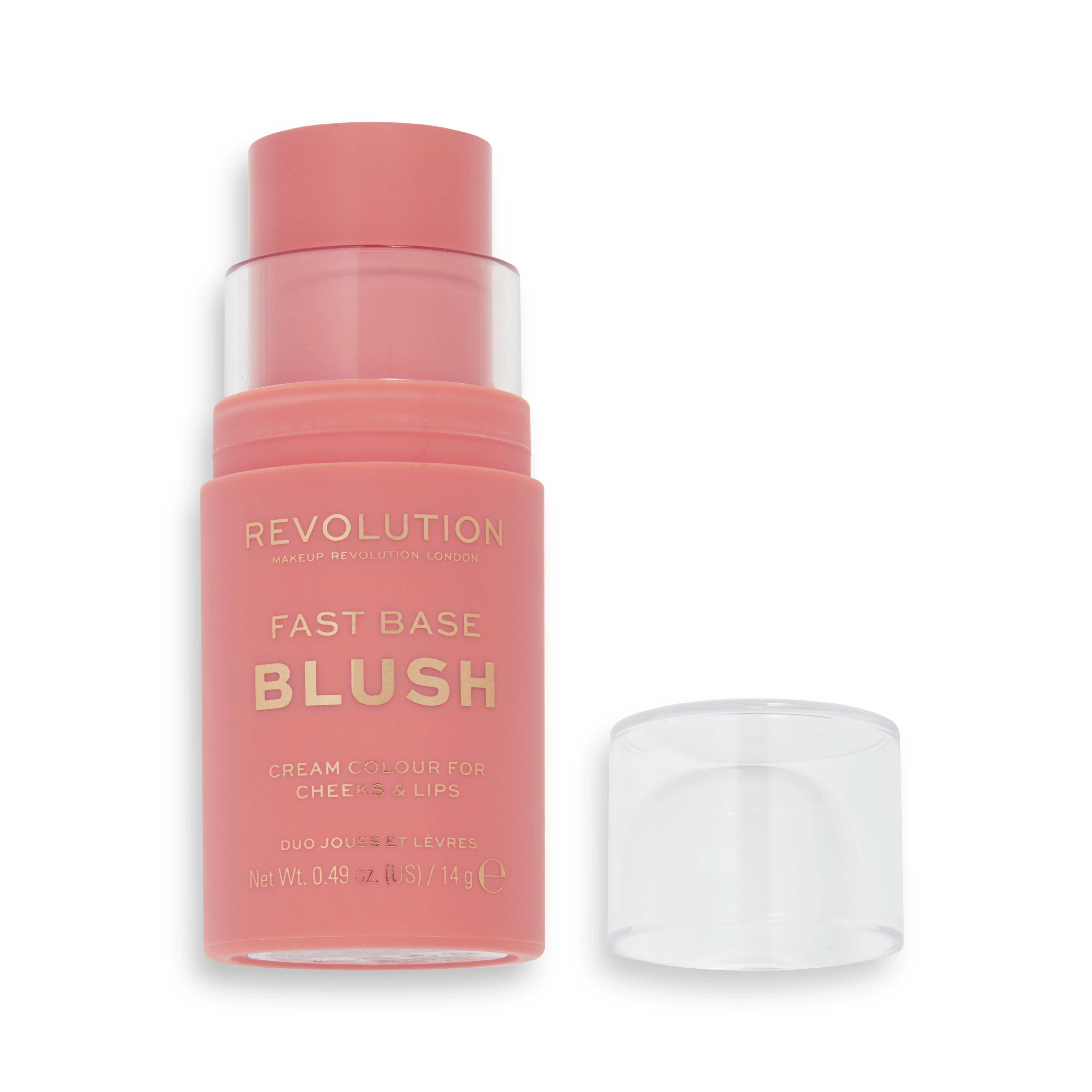 Revolution Fast Base Blush Stick Peach 14 g - Krämrouge