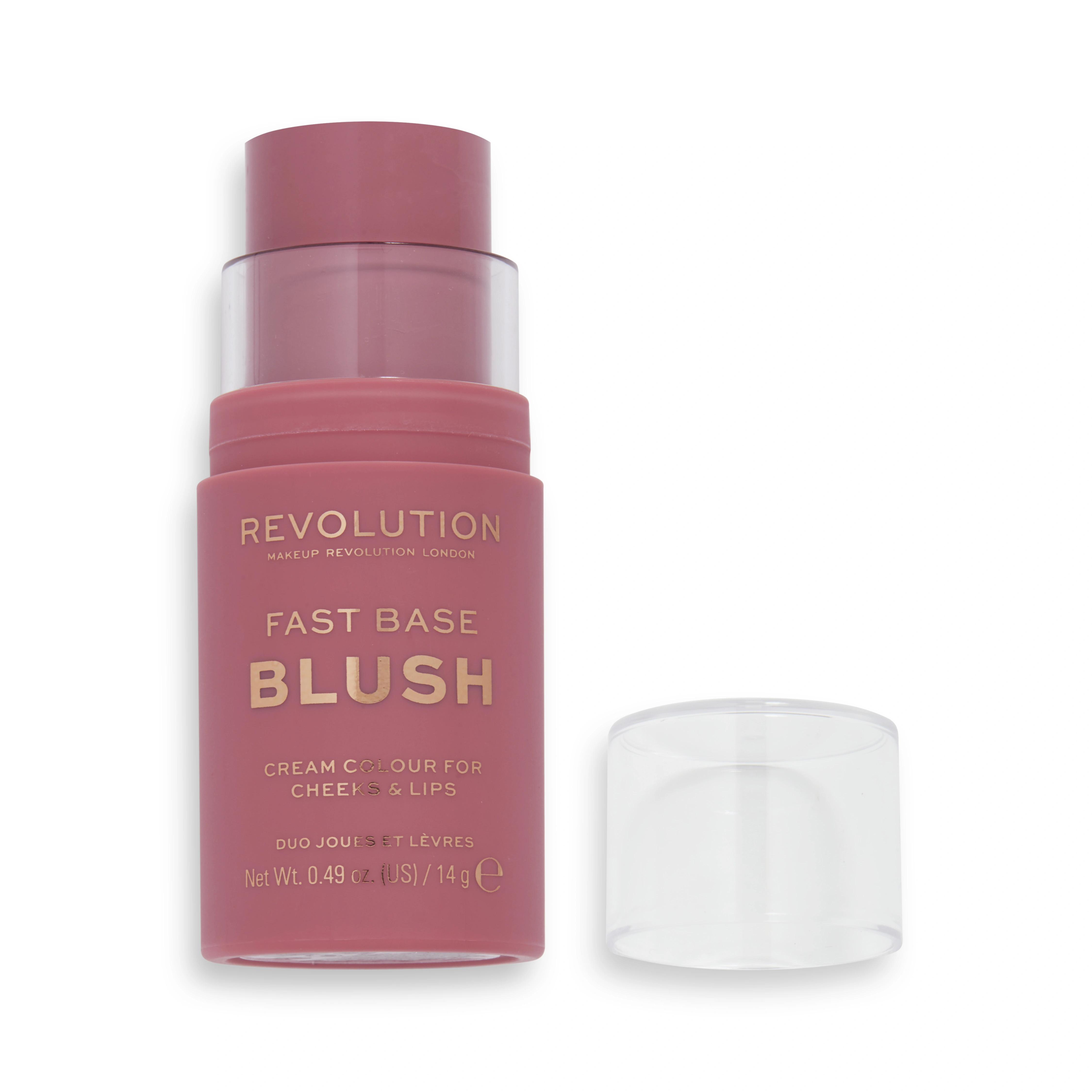 Revolution Fast Base Blush Stick Bare 14 g - Krämrouge