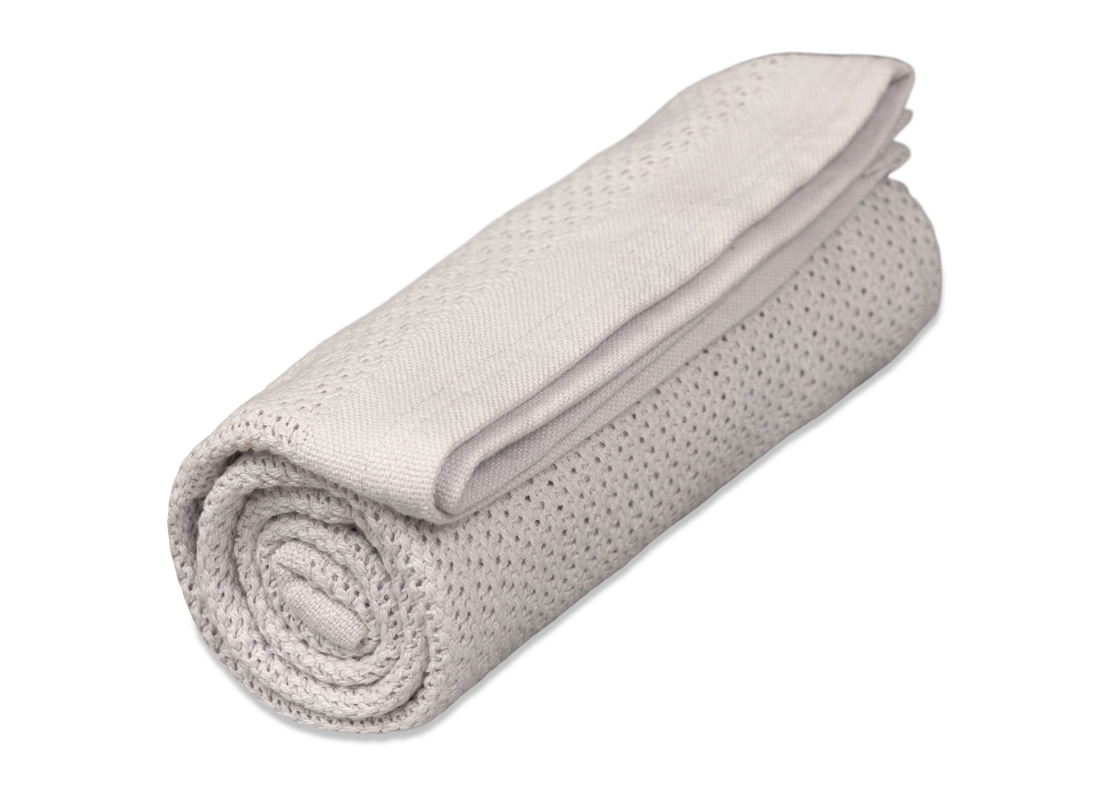 Vinter & Bloom Filt Soft Grid EKO Dove Grey - Babyfiltar