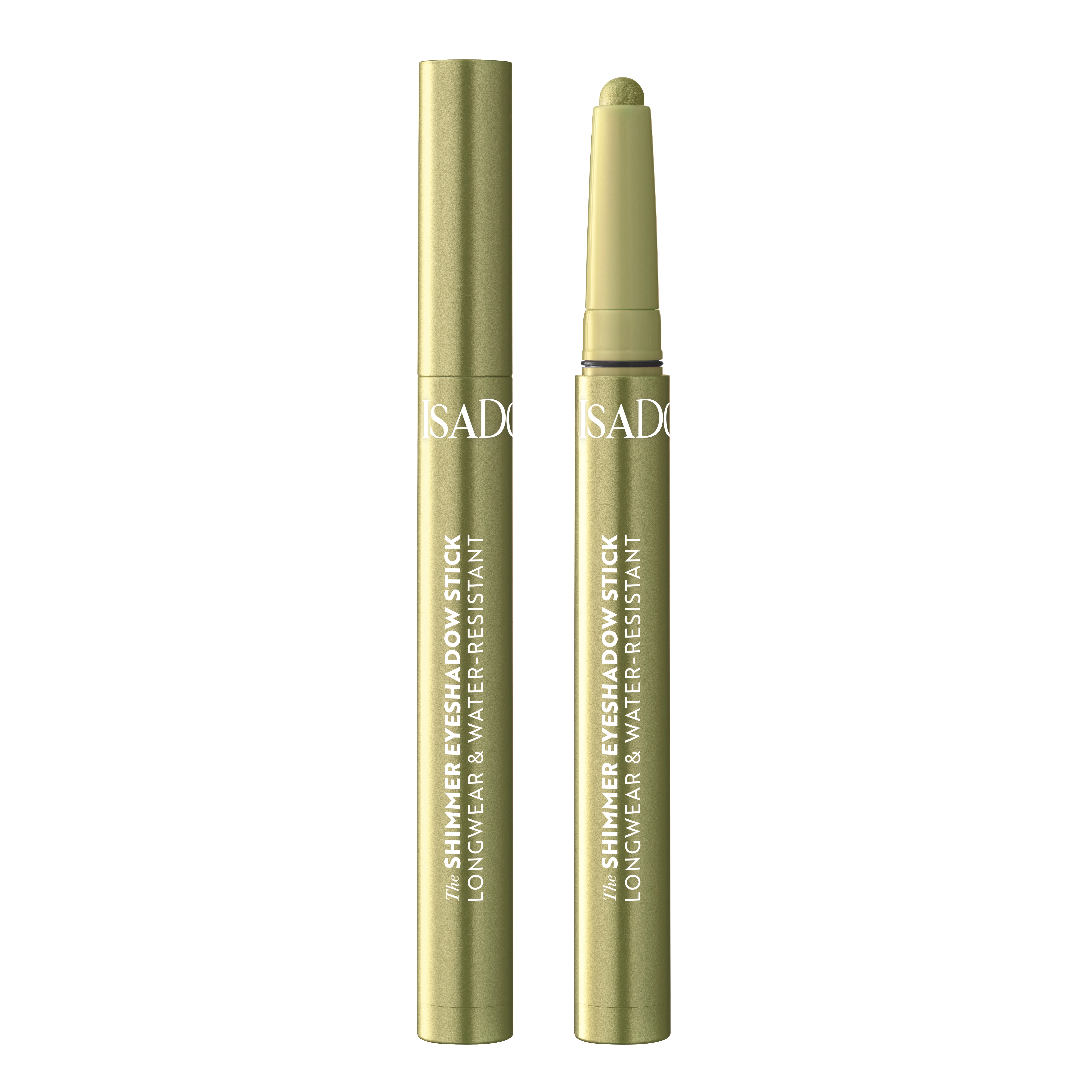 IsaDora The Shimmer Eyeshadow Stick Longwear & Water-Resistant 45 Green Shimmer 1,2 G - Krämögonskugga
