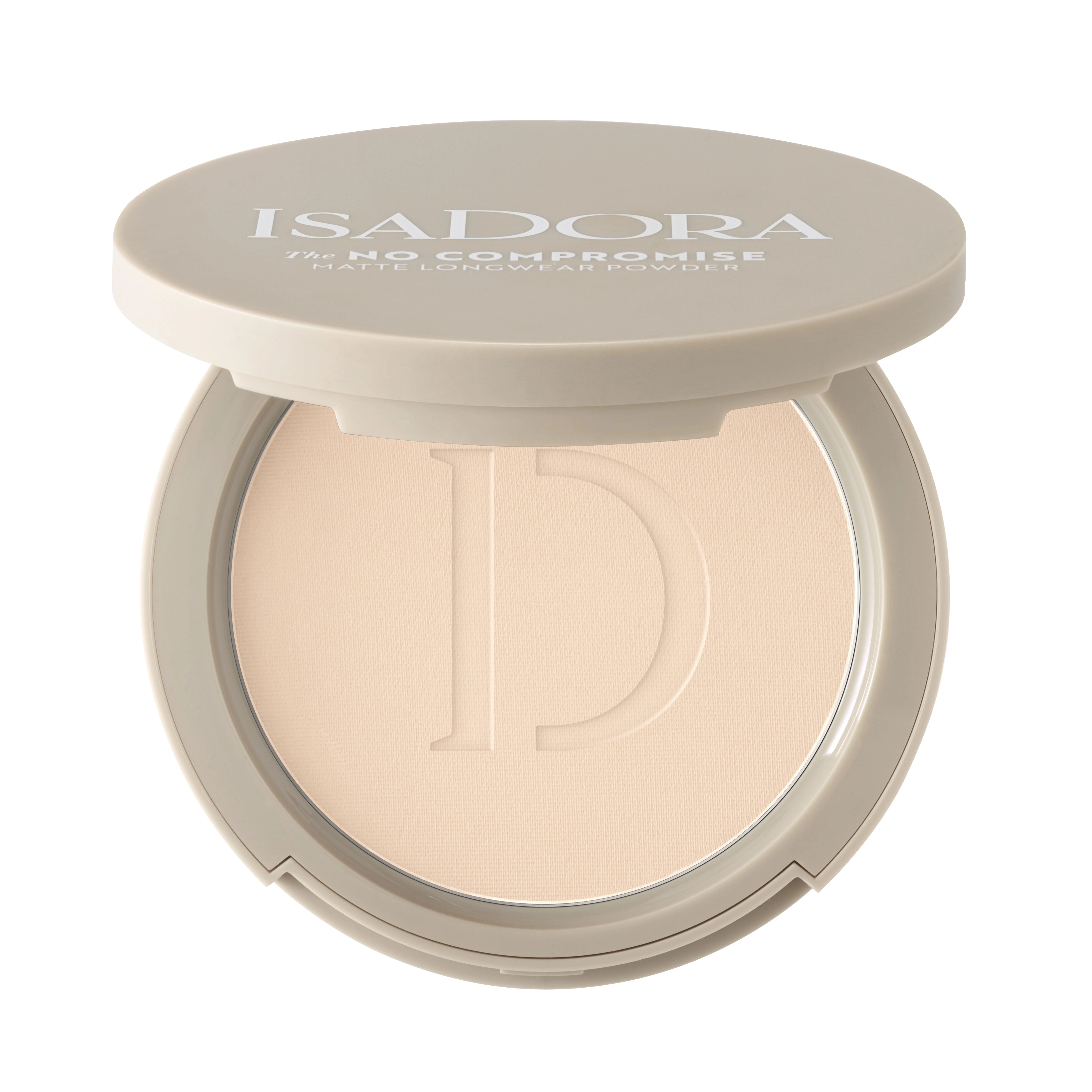 IsaDora The No Compromise Matte Longwear Powder 7 g 60 Neutral Porcelain - Puder