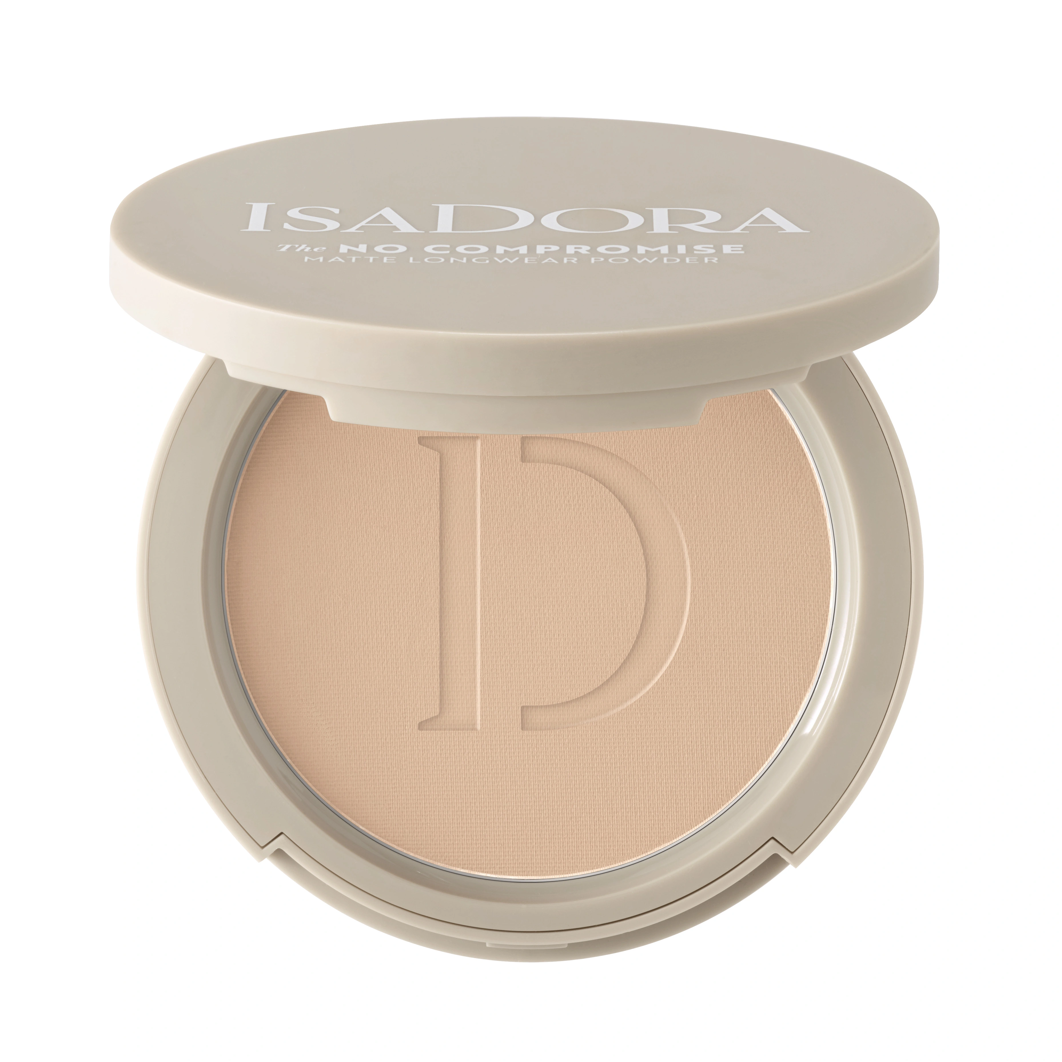IsaDora The No Compromise Matte Longwear Powder 7 g 66 Warm Beige - Puder